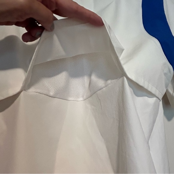 Nike Repel Lightweight White TEAM Short Sleeve 1/4 Zip Pullover Royal Blue “A” - Picture 11 of 14